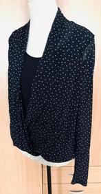 Purdey blauw/witte blouse maat M, Kleding | Dames, Blouses en Tunieken, Ophalen of Verzenden, Zo goed als nieuw, Maat 38/40 (M)