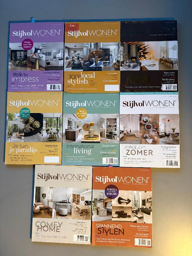 Stijlvol Wonen tijdschriften - Interieur, Ophalen of Verzenden, Zo goed als nieuw, Overige typen