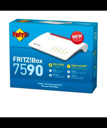Fritzbox 7590 NIEUW (Beschadigde doos) beschikbaar voor biedingen