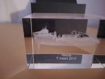 Schaalmodel in glas: Nexus beschikbaar voor biedingen