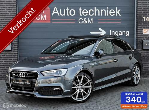 Audi A3 Limousine 1.8 TFSI S-LINE/EXCLUSIVE/180PK/PANO/CRUIS, Auto's, Audi, Bedrijf, A3, ABS, Airbags, Airconditioning, Alarm