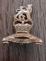 Cap badge Canadian Provost Corps, Ophalen of Verzenden, Landmacht, Engeland, Embleem of Badge