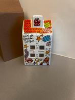 Blond Amsterdam theelicht huisje kerst, Ophalen of Verzenden, Nieuw, Steen, Aardewerk of Keramiek, Overige thema's