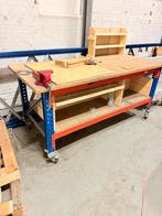 Werkbank werktafel, Doe-het-zelf en Verbouw, Werkbanken, Ophalen, Gebruikt, 70 tot 120 cm, Bankschroef