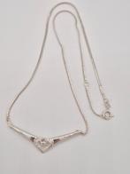 Prachtige Zilveren ketting 925, Met hanger, Verzenden, Zo goed als nieuw, Zilver