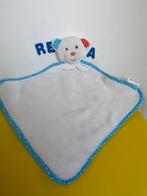 3321 ZDT ZD trading action knuffellap lap beer wit, Ophalen of Verzenden, Zo goed als nieuw, Beer