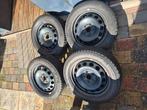 Stalen velgen met winterbanden, Ophalen, 16 inch, 205 mm, Winterbanden