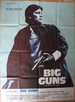 filmaffiche Alain Delon Big Guns 1973 XL filmposter, Deurposter of groter, Ophalen of Verzenden, Film en Tv, Rechthoekig Staand