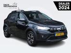 Dacia Sandero Stepway TCe 90 AUTOMAAT Expression / PANO / NA, Auto's, Dacia, Stof, Zwart, 3 cilinders, 1100 kg