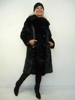*Abfab Vintage Zwarte Faux Fur Mantel L*, Ophalen of Verzenden, Zo goed als nieuw, Maat 42/44 (L), Zwart