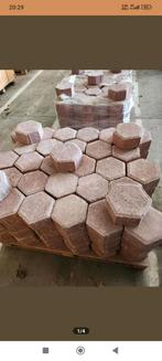 Nieuw 55² zeshoekig terracotta honingraat hexagon bestrating, Tuin en Terras, Tegels en Klinkers, Ophalen, Nieuw, 10 m² of meer