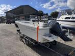 AQUAMAR Aquafish 550 Yamaha 100pk en trailer (bj 2009), Watersport en Boten, Vis- en Consoleboten, Gebruikt, Polyester, Overige brandstoffen