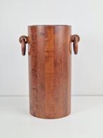 Vintage massief houten paraplubak, Frankrijk 1950 art deco, Huis en Inrichting, Woonaccessoires | Paraplubakken, N, Ophalen of Verzenden