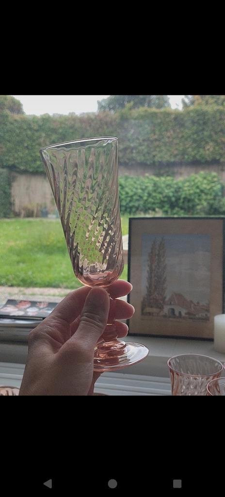 Rare set of 8 🥂 Champagne glasses, Antiek en Kunst, Antiek | Servies compleet, Ophalen
