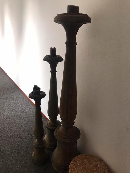 Mooie robuuste kandelaar’s, Antiek en Kunst, Antiek | Kandelaars, Overige materialen, Ophalen