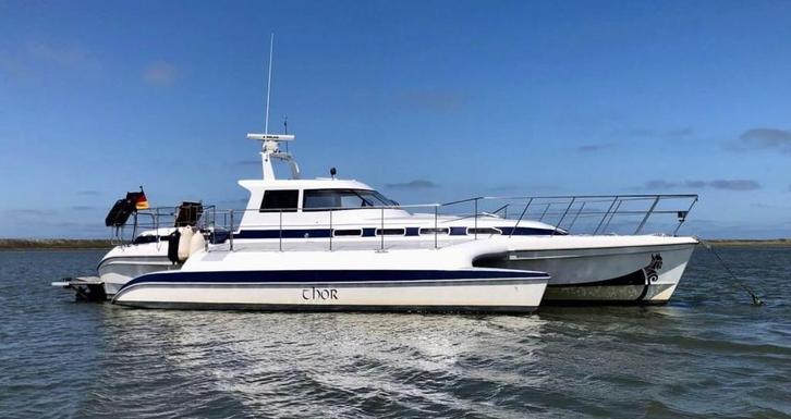 Danish Rose Trimaran 14.30 (bj 2004), Watersport en Boten, Motorboten en Motorjachten, Gebruikt, 12 meter of meer, Overige brandstoffen