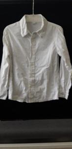 Wit overhemd 110-116, Ophalen of Verzenden, Zo goed als nieuw, Jongen, Overhemd of Blouse