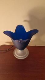 Blauwe Tulp Lamp, Antiek en Kunst, Ophalen of Verzenden
