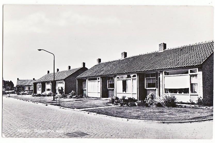 Andel (N.Br.) Bejaarde wijk 1970., Verzamelen, Ophalen of Verzenden, 1960 tot 1980, Ongelopen, Noord-Brabant