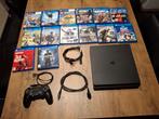 Nette ps4 met 1 controler kabels en 14 games, Spelcomputers en Games, Ophalen of Verzenden, Zo goed als nieuw, Met 1 controller
