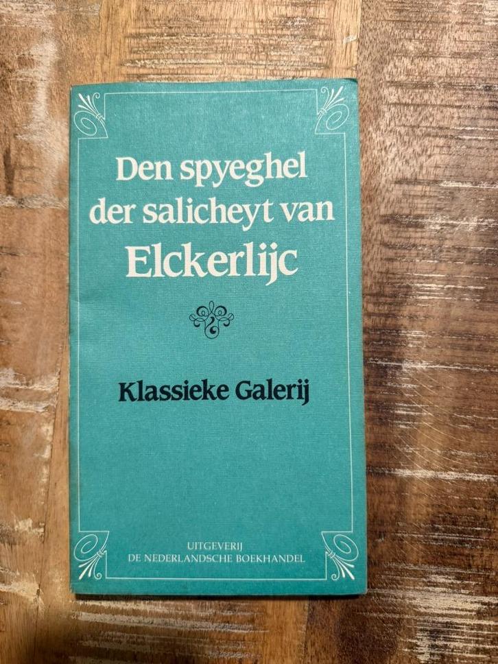 Den Spyeghel der salicheyt van Elckerlijc - klassieke galeri, Boeken, Literatuur, Gelezen, België, Ophalen of Verzenden
