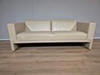Leolux Trabacalo - 3 zits Bank - Crème - Leder - Design, Driepersoons, 75 tot 100 cm, Ophalen of Verzenden, Zo goed als nieuw