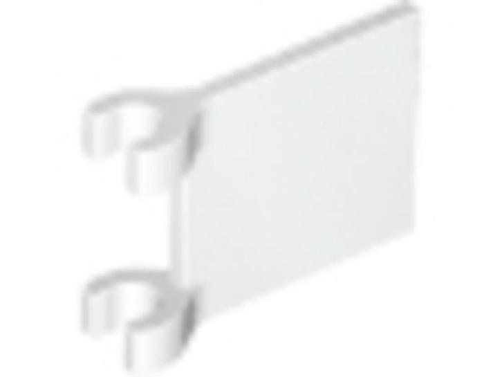 Lego Castle 5x Vierkante Vlaggen / Vlag Wit 2335, Kinderen en Baby's, Speelgoed | Duplo en Lego, Zo goed als nieuw, Lego, Losse stenen