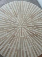 Bijzettafel bamboe in Ibiza stijl, Huis en Inrichting, Tafels | Bijzettafels, Overige materialen, Minder dan 55 cm, Gebruikt, Rond