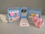 G1 My Little Pony Hasbro, Peachy met accesoires en trimsalon, Ophalen of Verzenden, Gebruikt