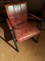 Leren stoelen, Huis en Inrichting, Stoelen, Klassiek modern, Bruin, Leer, Ophalen of Verzenden