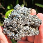 Grote Pyriet cluster met schitterende kubussen edelsteen, Ophalen of Verzenden