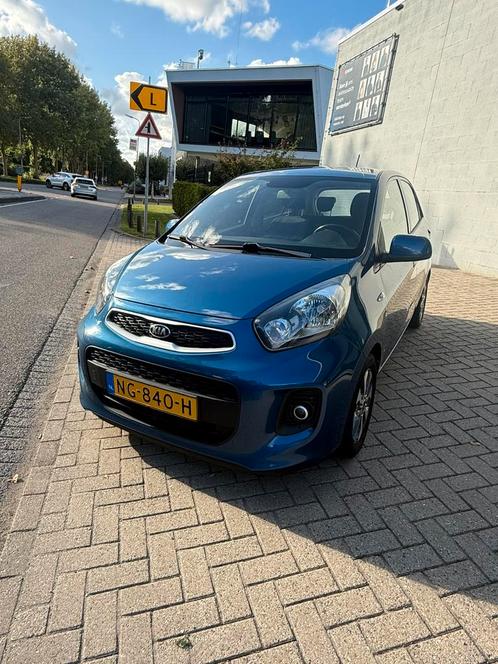 Kia Picanto 1.0 Cvvt Economy Plus Line 66 PK 5D 2017 Blauw, Auto's, Kia, Bedrijf, Picanto, Benzine, B, Hatchback, Handgeschakeld