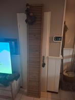 Houten Louvre Deur, Doe-het-zelf en Verbouw, Deuren en Horren, Ophalen, Gebruikt, 80 tot 100 cm, Binnendeur