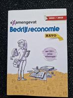 Examengevat bedrijfseconomie havo 2022/2023, Ophalen of Verzenden, Nieuw, HAVO, Bedrijfseconomie of M&O