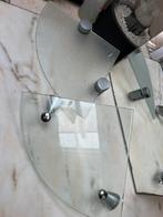 Glazen badkamer hoekrekjes, Ophalen of Verzenden, Zo goed als nieuw
