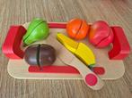 Snijplank speelgoed met mesje en fruit/groente (Eichhorn), Ophalen of Verzenden, Zo goed als nieuw, Overige typen