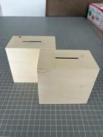 Houten spaarpot, Ophalen of Verzenden, Nieuw, Materiaal