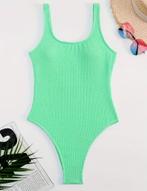 MINT GROEN EENDELIG BADPAK, NIEUW MT 44, Ophalen of Verzenden, Nieuw, Groen, Badpak