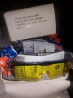 Portwest PW33AMR Veiligheidsbril - Amber Geel (12 stuks), Doe-het-zelf en Verbouw, Veiligheidsbrillen, Ophalen of Verzenden, Nieuw