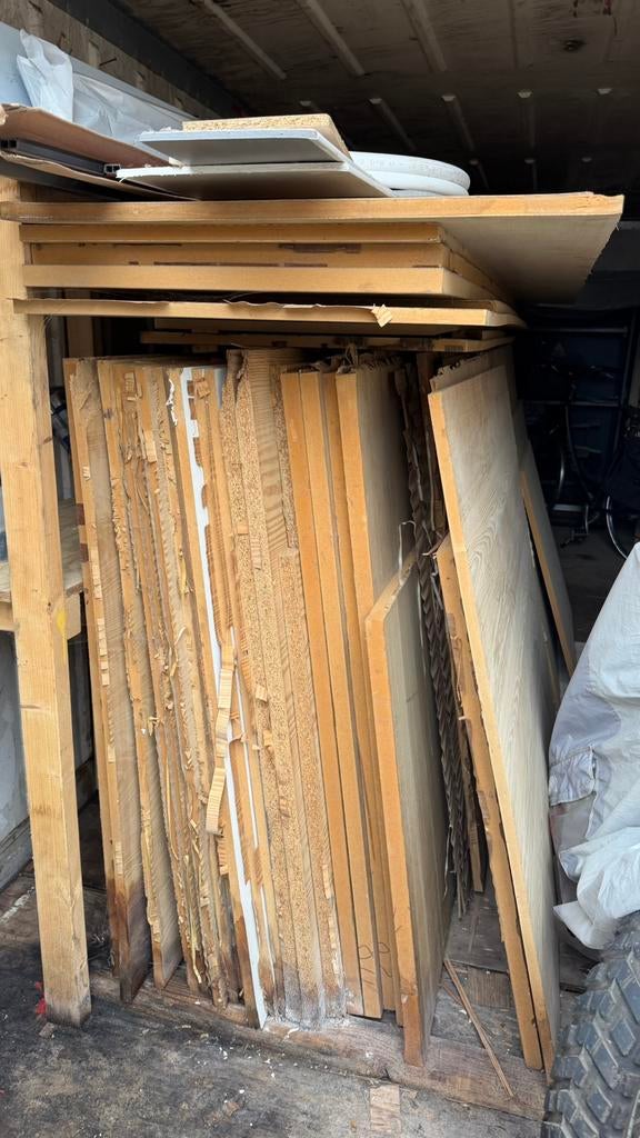 Houten MDF platen met fineerlaag, Ophalen