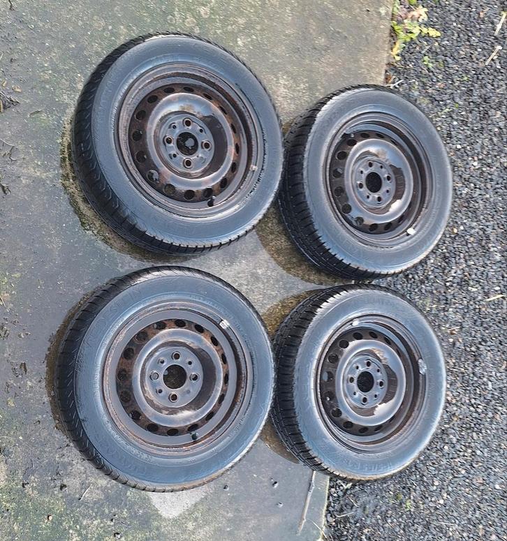 4x98 13 inch met 165/65 Quatrac'5 all season, Auto-onderdelen, Ophanging en Onderstel, Alfa Romeo, Fiat, Ford, Lancia, Lada, Gebruikt