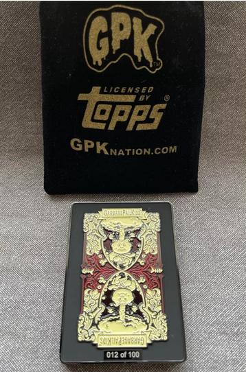 Garbage Pail Kids | Playing Card Coin | Adam Bomb | Sy Clops beschikbaar voor biedingen