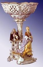 Saksisch Dresden Plaue bak op voet 44 cm 30 breedte, Antiek en Kunst, Antiek | Porselein, Ophalen of Verzenden