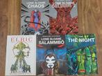 Druillet, The Night, Chaos, Delirius 2, Elric, Salammbo, Eng, Meerdere stripboeken, Ophalen, Zo goed als nieuw