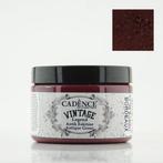 Cadence Vintage legend antique gesso pot 150 ml bordeaux, ., Overige typen, Nieuw, Ophalen of Verzenden
