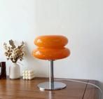 Oranje retro lamp van glas | Tafellamp in vintage-stijl uit, Minder dan 50 cm, Nieuw, Retro | Vintage, Ophalen of Verzenden