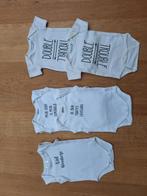 Rompers met tekst, Kinderen en Baby's, Babykleding | Maat 56, Ophalen of Verzenden