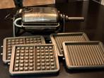 Tefal King Size Wafel/Toastie Ijzer WM756D, Ophalen of Verzenden, Uitneembare platen, Gebruikt