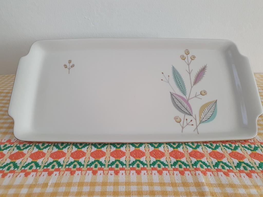 Eschenbach Bavaria cakeschaal pastel serveerschaal, Ophalen of Verzenden, Overige stijlen, Porselein, Schaal of Schalen