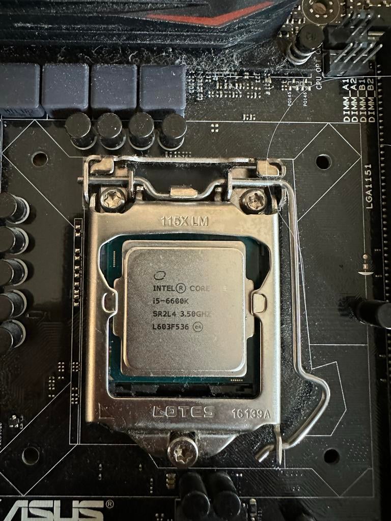 Intel Core i5-6600K Processor, Computers en Software, Processors, Ophalen, Gebruikt, 4-core, 3 tot 4 Ghz